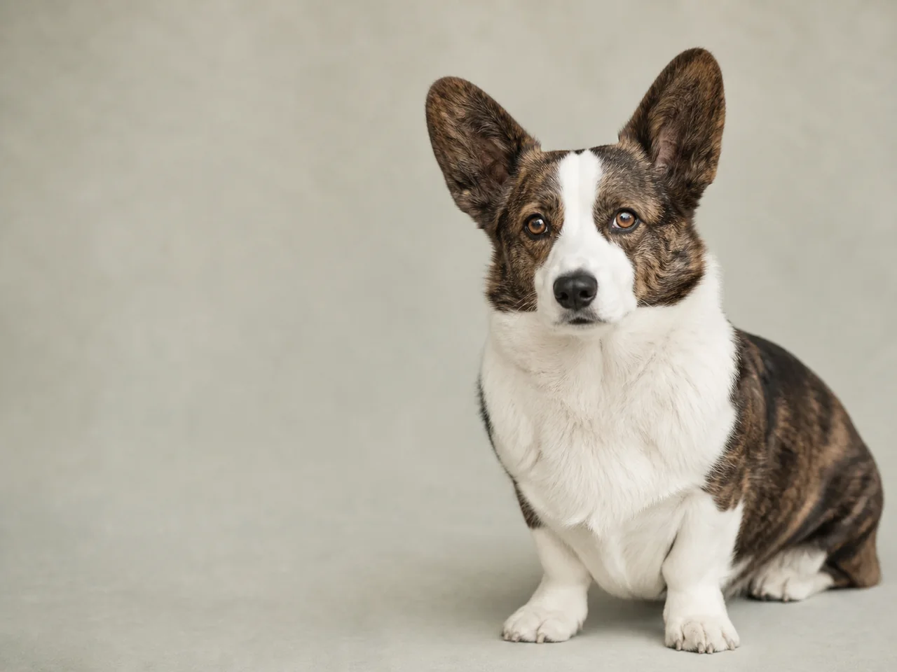 Healthy adult Cardigan Welsh Corgi breed portrait