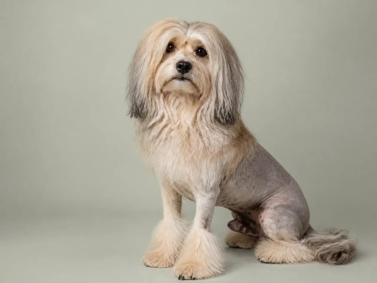 Healthy adult Löwchen breed portrait