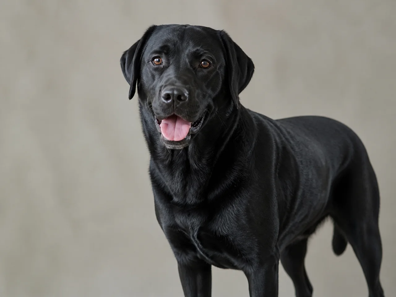 Healthy adult Labrador Retriever breed portrait
