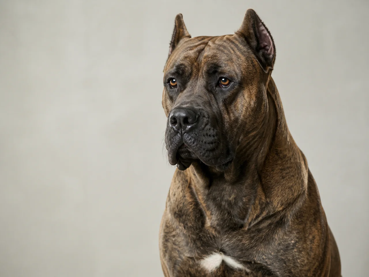Healthy adult Perro de Presa Canario breed portrait
