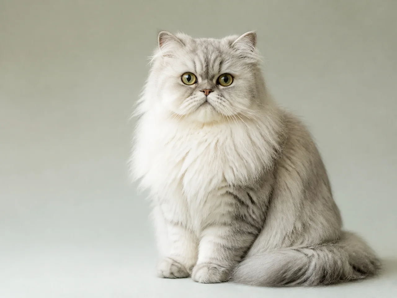 Healthy adult Persian breed portrait